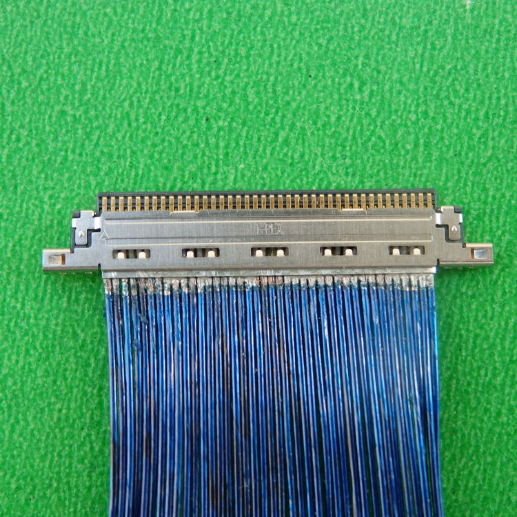 customized I-PEX 20346-025T-11 micro-miniature coaxial cable assembly JF08R0R041030UA LVDS cable eDP cable assemblies manufacturing plant