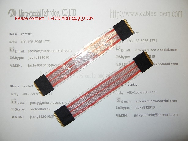 大量生产销售I-PEX20455连接器,30p,40p,I-PEX20454-040T,生产优质I-pex屏线连接线