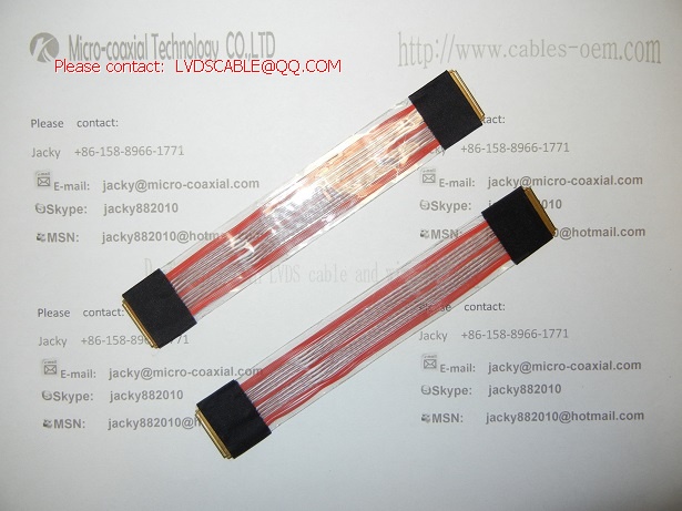 LCD cable,I-PEX cable,micro coaxial cable, I-PEX 20455-040E cable, IDC Flat Ribbon Cable,iPad cables,SGC cable