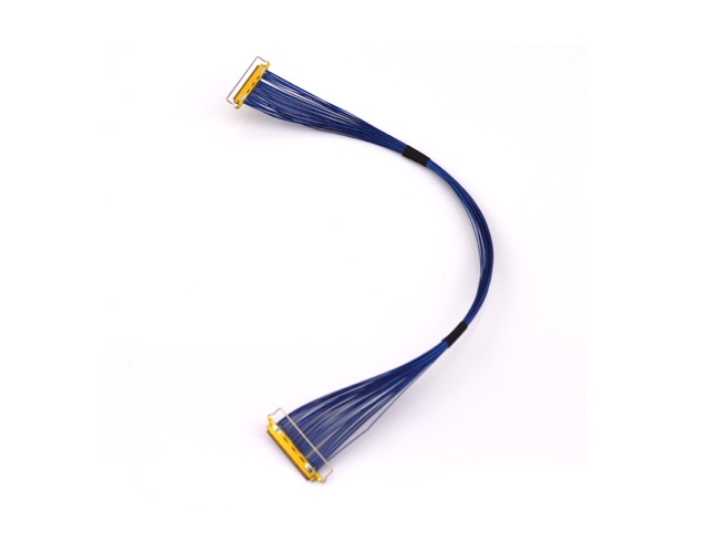 Built I-PEX 20346-020T-32R Micro Coax cable assembly I-PEX 1720-020B LVDS cable eDP cable Assemblies supplier