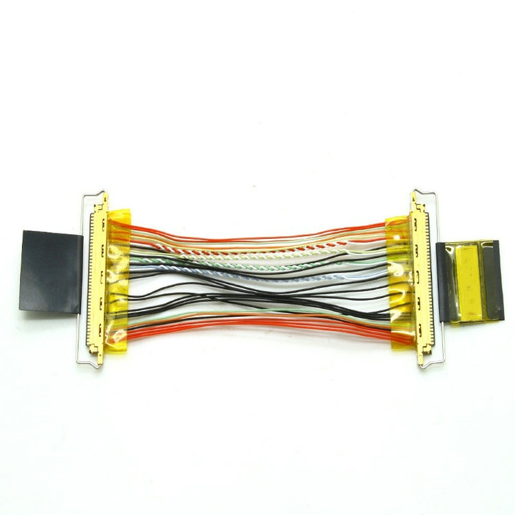 custom I-PEX 3427-0401 micro-coxial cable assembly I-PEX 20346 LVDS cable eDP cable Assembly factory
