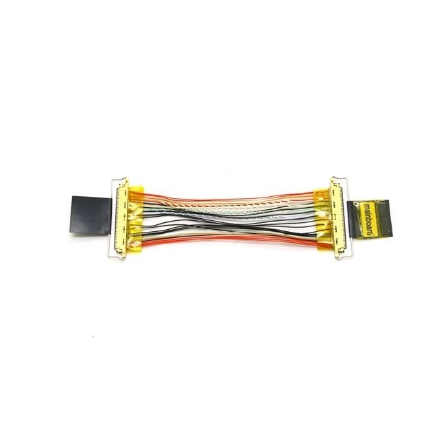 custom I-PEX 20248-016T-F Micro Coax cable assembly DF80-50P-0.5SD(51) LVDS eDP cable assembly Manufacturer