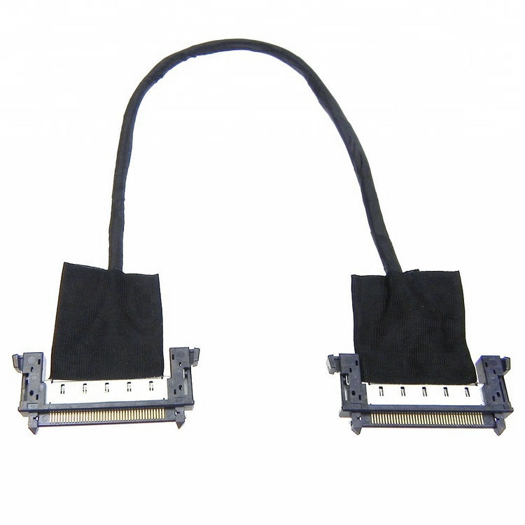 Built DF81-50P-LCH micro coaxial connector cable assembly FI-RNC3-1A-1E-15000-T eDP LVDS cable assembly vendor