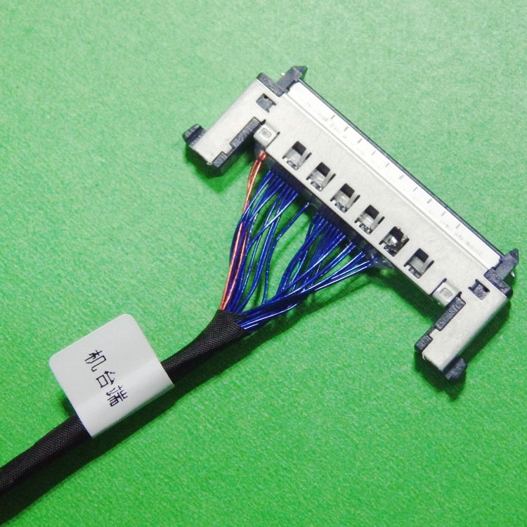 Manufactured DF80-30S-0.5V(52) Micro Coaxial cable assembly I-PEX 20680-050T-02 eDP LVDS cable Assemblies vendor