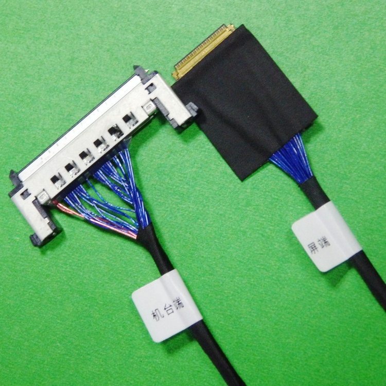 customized 2023351-1 micro coaxial cable assembly LVD-A30SFYG-TP eDP LVDS cable Assemblies provider