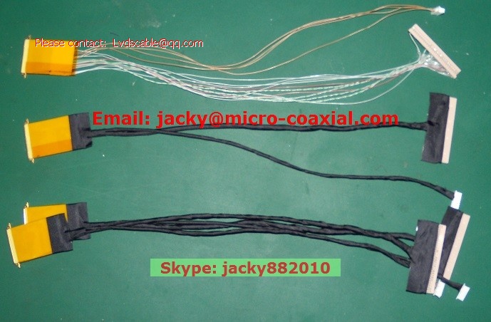custom LVDS Cable assembly,LVDS Panel cable,ACES88441-040,ACES88441-040/ACES50203-040/ACES88341-040