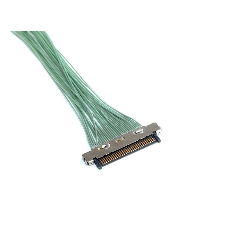 customized FIX030C00109939-RK fine micro coaxial cable assembly I-PEX 20453-350T-13S LVDS cable eDP cable Assemblies Manufacturing plant