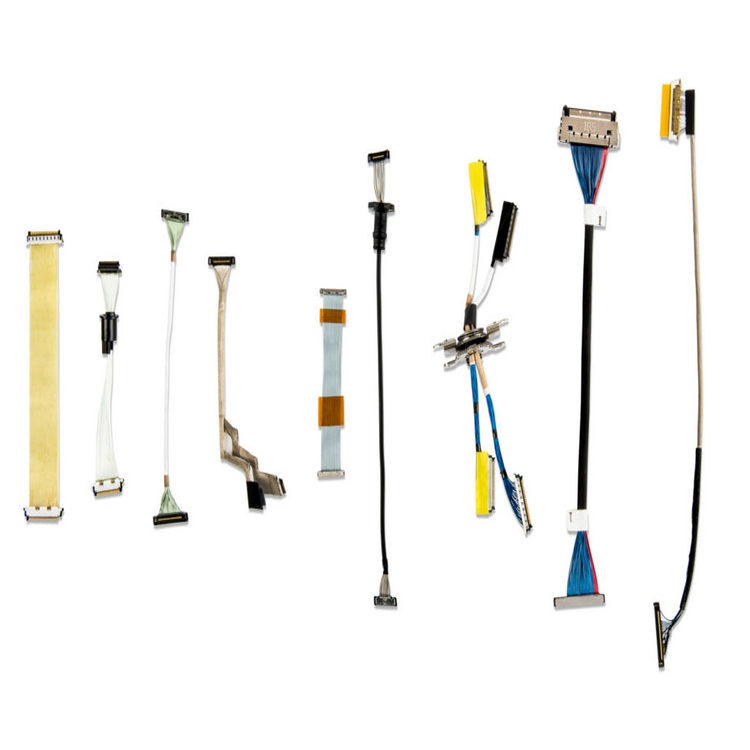 customized LVD-A30SFYG-TP fine micro coax cable assembly I-PEX FPL-D LVDS cable eDP cable Assemblies Manufacturer