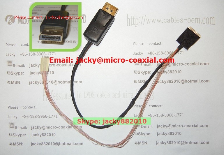 IPEX Coaxial Cable Assembly,SGC cable,lvds cable,20455-040E,20474-030E