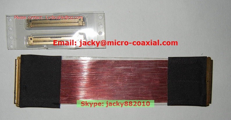 I-PEX20453-030T,20454-030T,20455-030E,IPEX 20455-040E,,Customized cable,I-PEX LVDS Display Cable,cable assembly