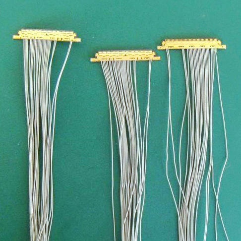 custom SSL20-20SB micro coax cable assembly I-PEX 20454-040T LVDS cable eDP cable assembly manufactory