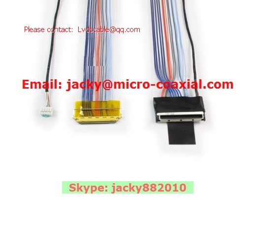 custom edp cable assembly,custom I-PEX20453-030t edp cable,custom lvds cable,custom lcd cable
