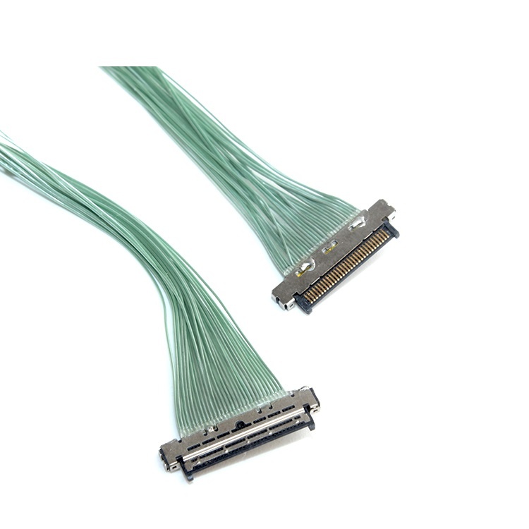 custom 5-2023347-3 board-to-fine coaxial cable assembly I-PEX 20849-040E-01 LVDS cable eDP cable assembly Supplier