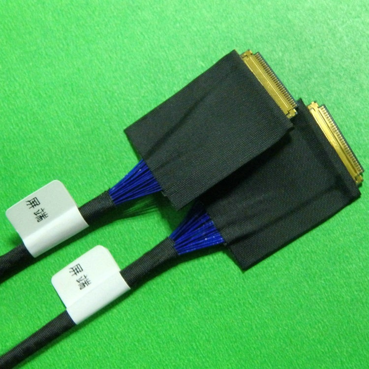 custom I-PEX 20411-030U Micro Coaxial cable assembly I-PEX 20347-335E-12R LVDS cable eDP cable assembly Vendor