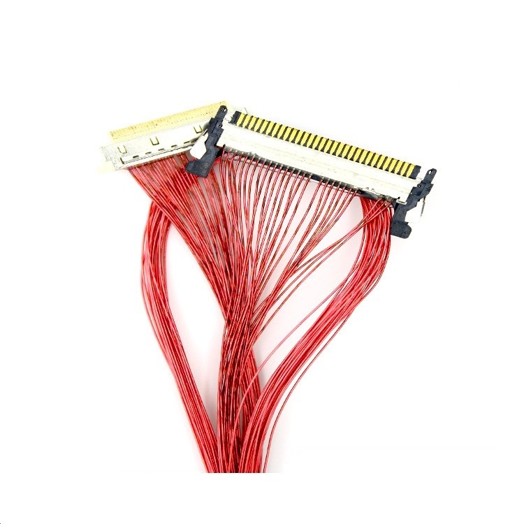 LVDS cable 50 pin customized KEL TMC21-51-1 provider LVDS cable assemblies