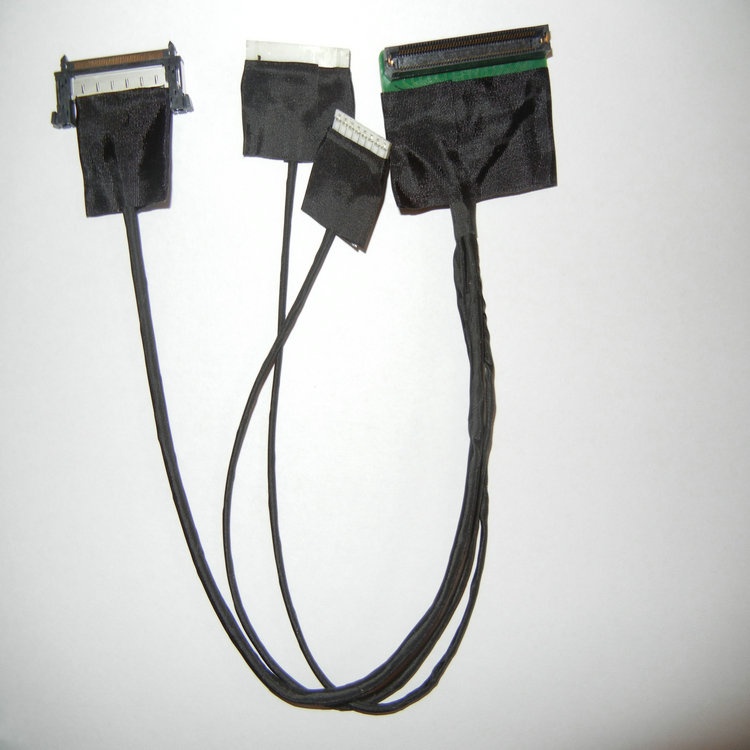 Custom LVDS cable assembly manufacturer DF36-25P-0.4SD LVDS cable I-PEX 20380-R10T-06 LVDS cable Micro-Coax LVDS cable