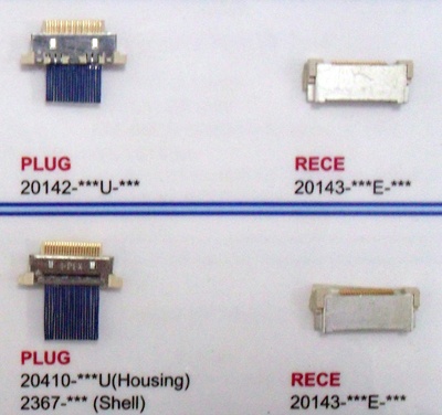 Manufactured I-PEX 20633-360T-01S micro coax cable assembly I-PEX 3298 LVDS eDP cable Assemblies factory