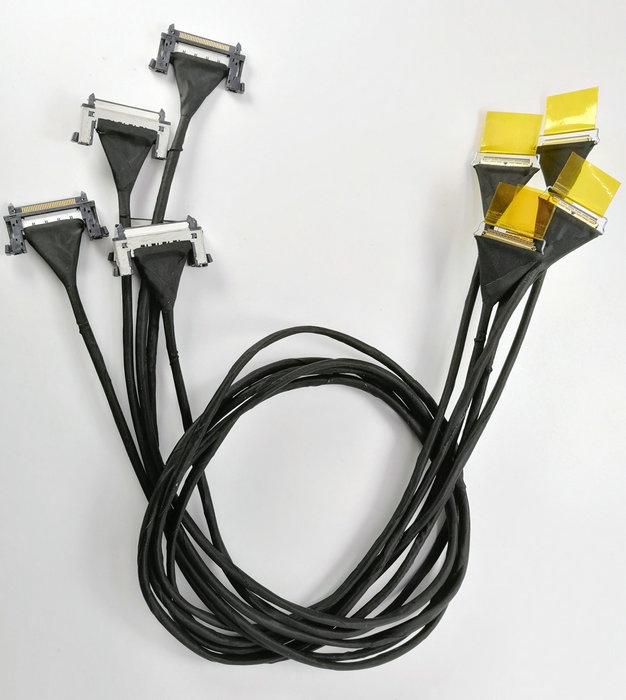 customized FX15M-21S-0.5SH(30) Fine Micro Coax cable assembly SSL00-40S-1500 LVDS cable eDP cable Assemblies manufacturing plant