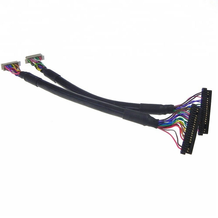 Custom LVDS cable assemblies manufacturer I-PEX 20229-014T-F LVDS cable I-PEX 20453 LVDS cable micro wire LVDS cable