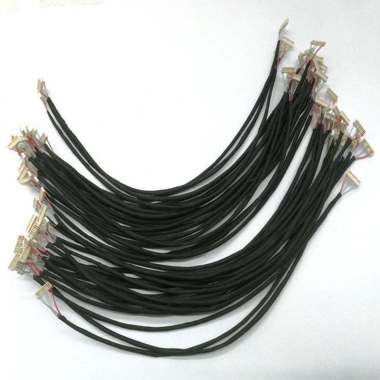 Professional LVDS cable assembly manufacturer FI-JW50S-VF16C-R3000 LVDS cable I-PEX 20634 LVDS cable fine pitch LVDS cable