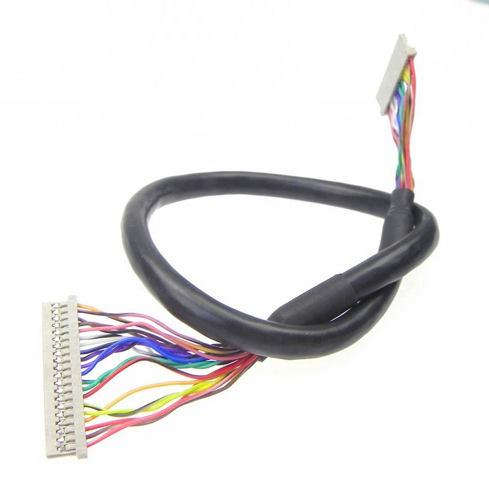 Custom I-PEX 20835 MCX cable assembly I-PEX 20633-312T-01S LVDS cable eDP cable Assembly Manufacturing plant