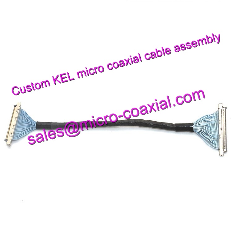 Customized KEL USLS20-30 Micro Coaxial Cable KEL XSLS01-40-C Micro Coaxial Cable 30-pin Micro Coaxial Connector FCB-ER8300 Micro Coaxial Cable