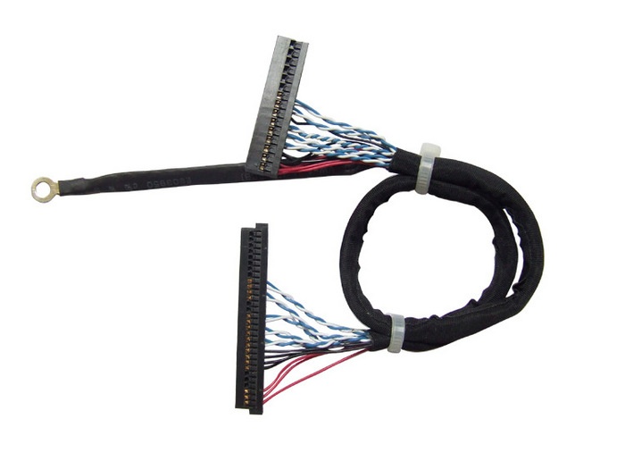 custom FI-JW50S-VF16-R3000 micro flex coaxial cable assembly I-PEX 20497-032T-30 LVDS eDP cable assemblies manufacturer