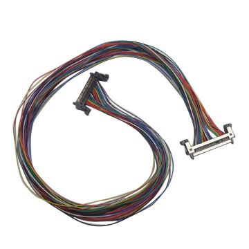 customized I-PEX 20473-030T-10 fine pitch harness cable assembly I-PEX 3493-0401 LVDS eDP cable assemblies Vendor