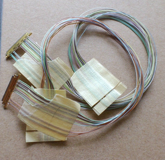 Built I-PEX 20533-034E micro flex coaxial cable assembly I-PEX 20879-040E-01 eDP LVDS cable assemblies Supplier