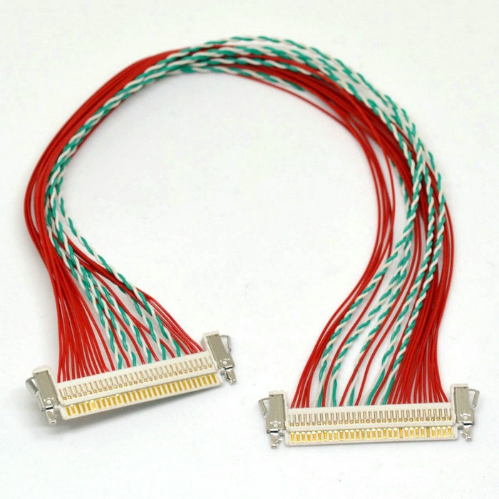 Custom SSL00-20L3-1000 fine micro coax cable assembly I-PEX 20256-030T-00F LVDS eDP cable assembly manufacturing plant