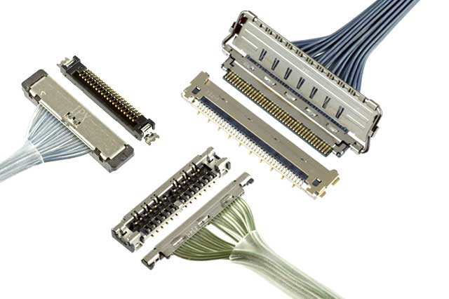 Custom I-PEX 2764-0101-003 fine micro coaxial cable assembly FI-RC3-1A-1E-15000 LVDS eDP cable Assemblies factory