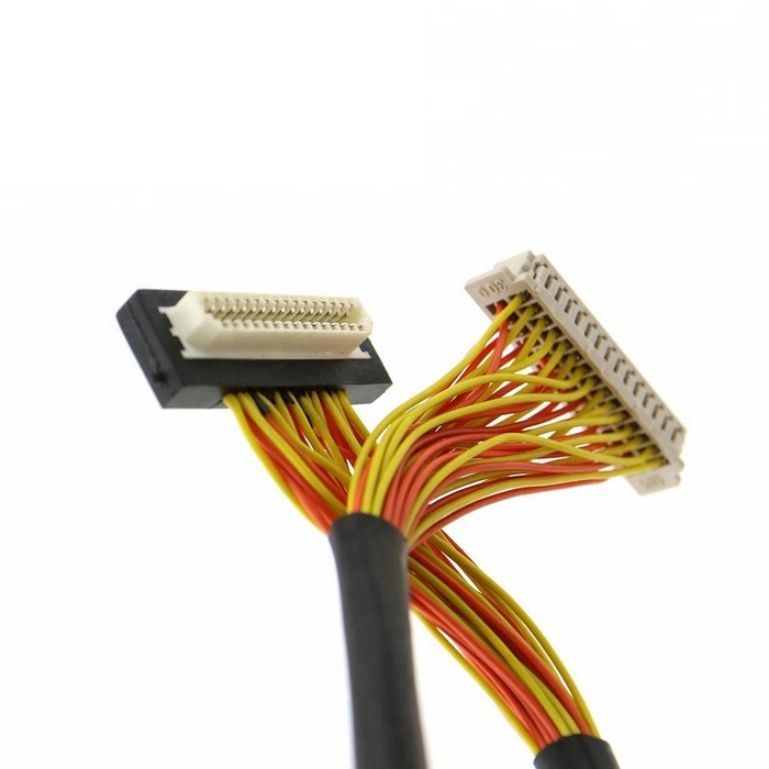 custom MDF76URW-30S-1H(55) micro coaxial connector cable assembly FI-WE41P-HFE-E1500 eDP LVDS cable assemblies Manufacturer