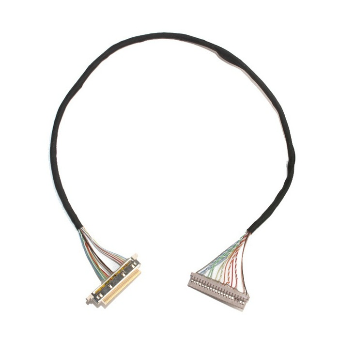 Built I-PEX 20345-010T-32R MFCX cable assembly I-PEX 20143-020F-20F LVDS cable eDP cable Assembly supplier