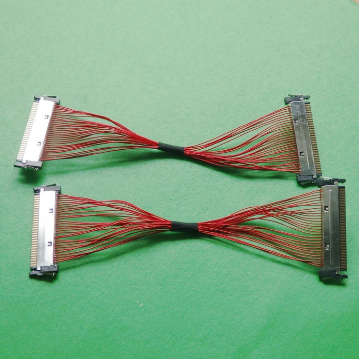 custom DF56CJ-30S-0.3V(51) MFCX cable assembly FI-W41P-HFE-E1500 LVDS eDP cable Assemblies Manufacturing plant