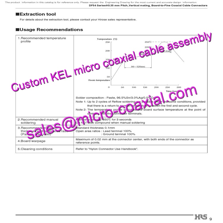customized KEL SSL01-40L3-3000 Micro Coaxial Cable KEL SSL00-20S-0500 Micro Coaxial Cable Sony FCB-ER8530 KEL USL00-30L-C cable FCB-EH6500 Micro Coaxial Cable