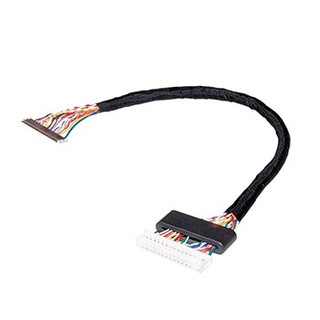 customized FIS004C00111981 fine micro coax cable assembly I-PEX 2453 eDP LVDS cable Assemblies Manufactory