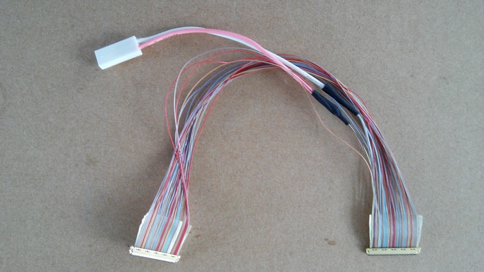 custom I-PEX CABLINE IV SGC cable assembly I-PEX 20496-050-40 LVDS eDP cable assemblies manufacturing plant