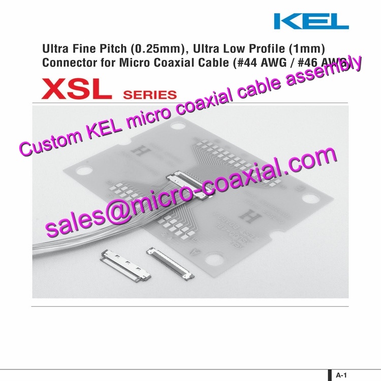 Customized KEL SSL00-20S-1500 Micro Coaxial Cable KEL SSL00-10L3-3000 Micro Coaxial Cable Hitachi HD camera VK-S454EN Molex 30 pin micro-coax cable FCB-EV5300 Micro Coaxial Cable