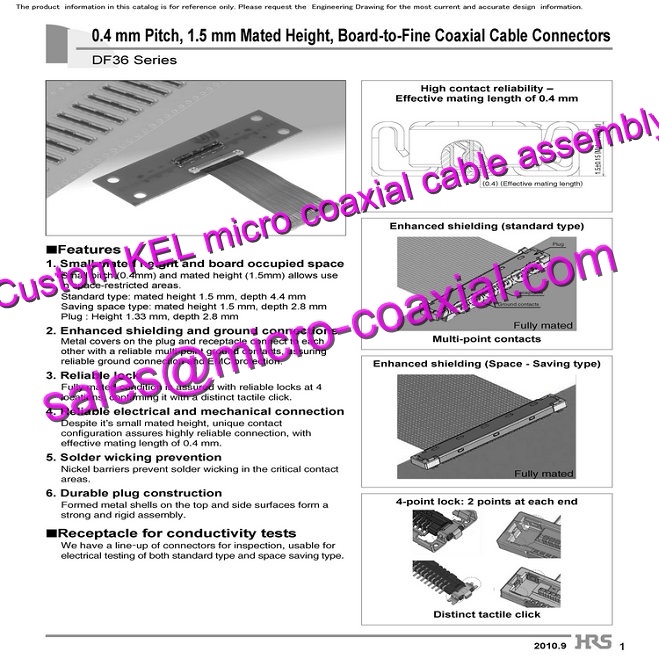 customized KEL SSL01-20L3-3000 Micro Coaxial Cable KEL SSL00-30S-0500 Micro Coaxial Cable Sony FCB-ER8550 KEL USL00-30L-C cable FCB-SE600 Micro Coaxial Cable
