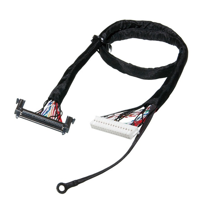 custom DF36A-15P-SHL fine micro coax cable assembly FI-S2P-HFE-E1500 LVDS eDP cable assembly Manufactory
