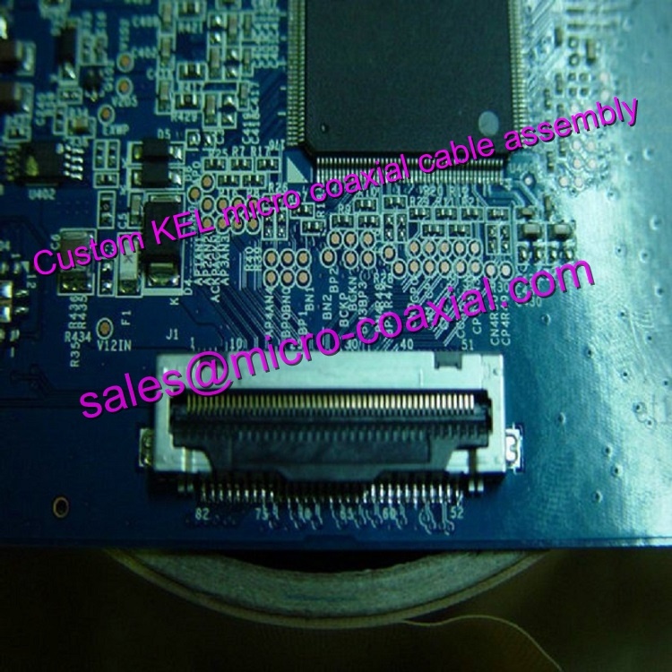 customized KEL XSLS20-40-A Micro Coaxial Cable KEL SSL00-20S-0500 Micro Coaxial Cable Hitachi HD camera DI-SC221 KEL 30 pin micro-coax cable FCB-EV3300 Micro Coaxial Cable