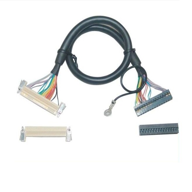 customized JF08R0R051030UA fine micro coaxial cable assembly I-PEX 20230-014B-F eDP LVDS cable Assembly Manufacturer