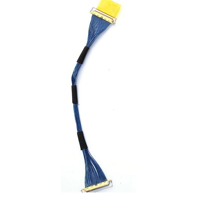 custom I-PEX 20346-035T-32R fine micro coax cable assembly DF49-40S-0.4H(51) LVDS eDP cable Assemblies Manufacturer