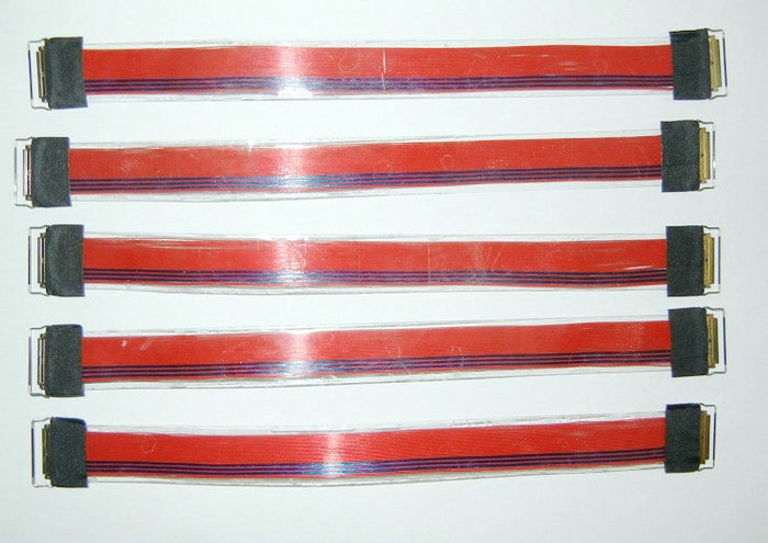 custom I-PEX 20505 fine pitch connector cable assembly I-PEX 20682-040E-02 LVDS eDP cable assemblies Vendor