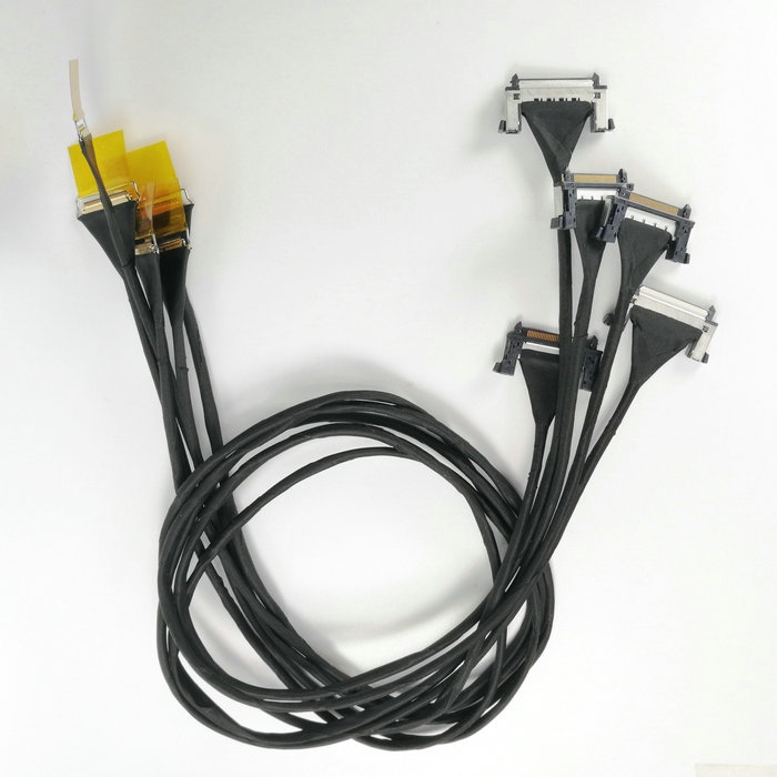 customized I-PEX 20849-030E-01 micro coaxial cable assembly I-PEX 20454-330T LVDS cable eDP cable assemblies Manufacturing plant