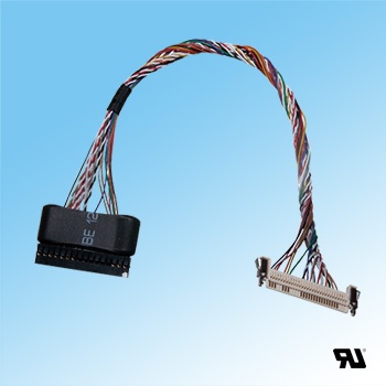 Manufactured FI-WE41P-HFE micro flex coaxial cable assembly FX16-31P-0.5SD LVDS eDP cable assemblies provider