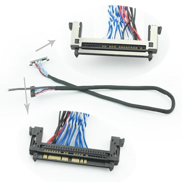 customized I-PEX 20634-150T-02 micro flex coaxial cable assembly FI-Z30S-HF-R6000 LVDS eDP cable assemblies vendor