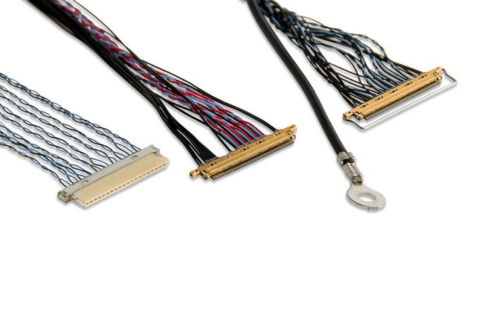 customized I-PEX 20373-R50T-06 fine pitch connector cable assembly I-PEX 20346-015T-32R LVDS cable eDP cable Assemblies manufacturing plant