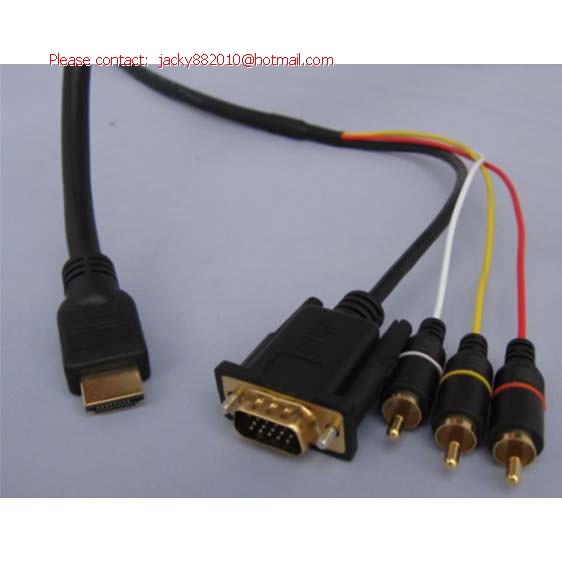 HDMI to YPBR Cables,HDMI connector, hdmi to ypbpr component video converter,hdmi to ypbpr converter