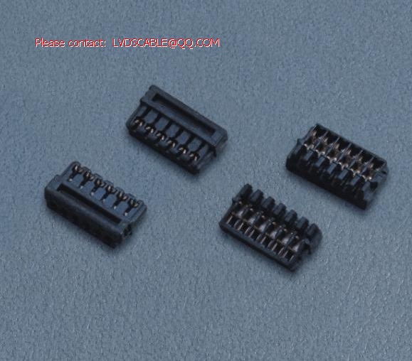 JST XSR connector,0.6mm picth IDC connector,discrete wires